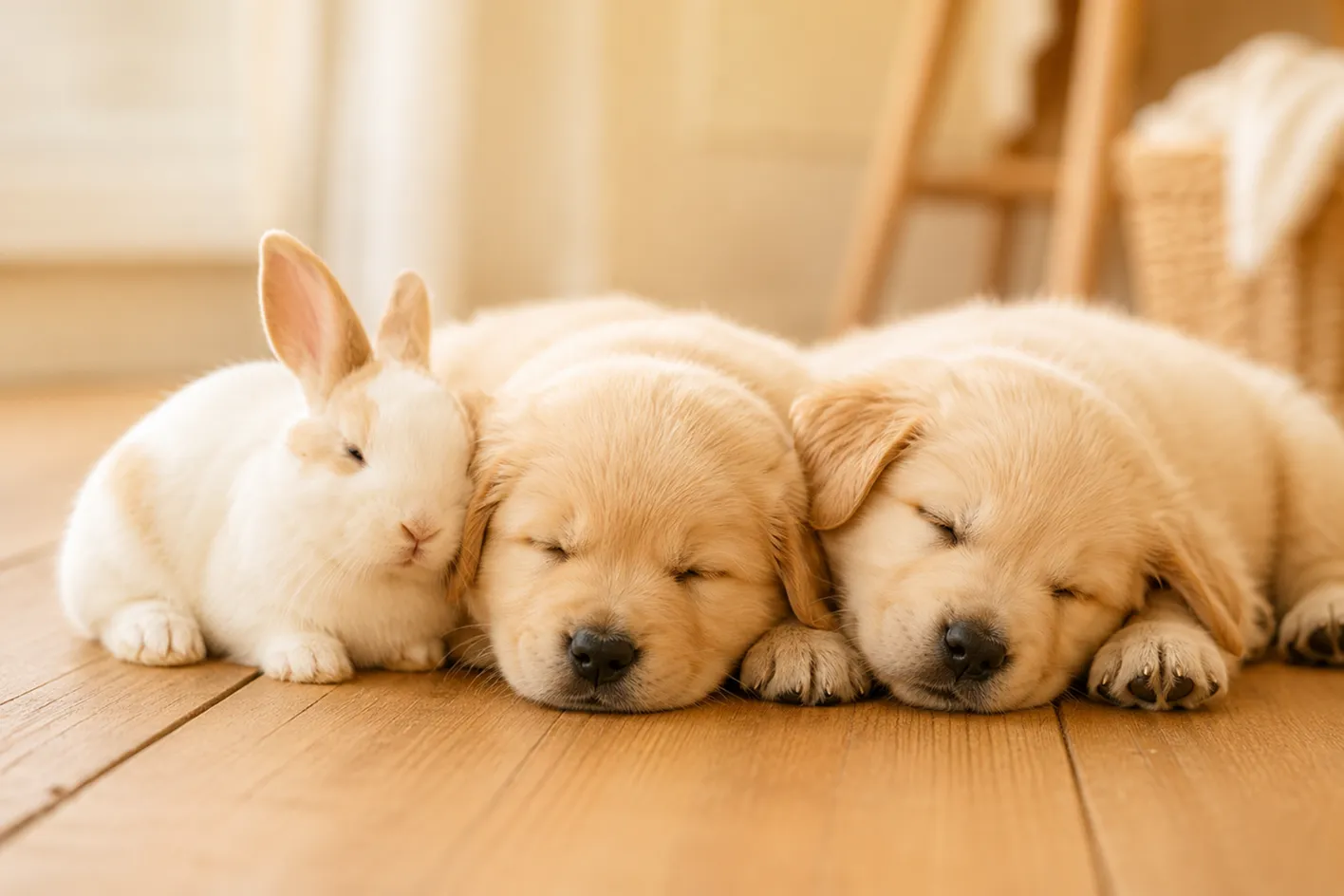 dogs-rabbit